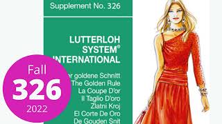 Sewing Patterns Lutterloh System The Golden Rule Fall 2022  no326 [upl. by Lay667]