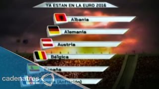 Ya son las 16 selecciones clasificadas a la Euro 2016 [upl. by Akienat]