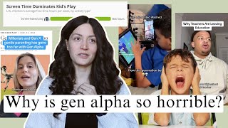 Milllenials are failing at raising gen alpha  Motherhood In Progress [upl. by Mann]