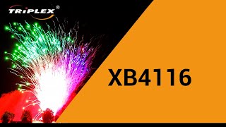 FAJERWERKI XB4116 100S 12″ V BATERIA F4 TRIPLEX FIREWORKS [upl. by Janette330]