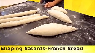 How to Shape Bread Dough  Batards  French Bread  Torpedo Loaf  Shaping [upl. by Egbert]