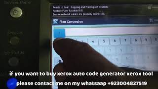 how to reset xerographic and fuser chip xerox 58906545 with xerox auto code generator [upl. by Litnahs]