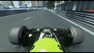 F1 1986 Ayrton Senna Onboard Lap  Monaco Grand Prix [upl. by Aremihc107]