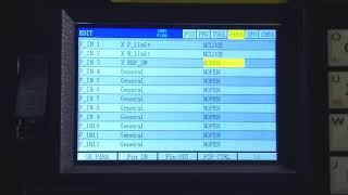 XC609 Milling CNC Controller  Configuración de entradas [upl. by Bonney320]