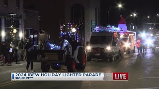 2024 IBEW Holiday Lighted Parade [upl. by Niamjneb749]