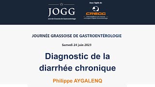 Diagnostic de la diarrhée chronique [upl. by Eelrebmik]