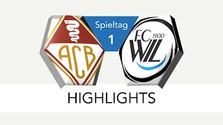 Highlights AC Bellinzona  FC Wil 1900 [upl. by Vladimir]