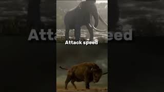 Palaeoloxodon VS Bison Latifrons edit battle animals vs elephant bison cenozoic phonk [upl. by Rawdon]