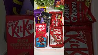 KITKAT CHOCOLATE AND LOTTE CHOCO PIE SE BHARA LUNCHBOX shorts youtubeshorts chocolate lunch [upl. by Mag]