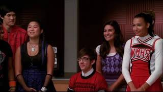 Glee  New Directions Tell Will They Won Sectionals 1x13 [upl. by Orimar]