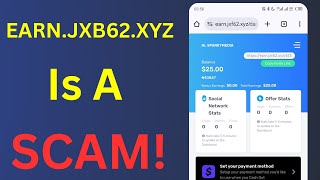 Earnjxf62xyz Review  Earnjxf62xyz Is A Scam [upl. by Gellman361]