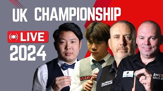 🔴LIVE UK Championship Snooker 2024 Mark vs Stuart  Zhang Anda vs Lei Peifan Score Board Snooker [upl. by Firooc]