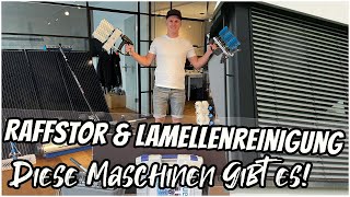 Erfolgreich Lamellen  Sonnenschutz reinigen  mit Maschinen klappt es [upl. by Notgnirra]