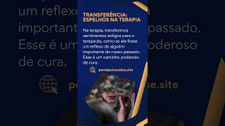 Transferência em clínica psicanalítica Espelhos na terapia [upl. by Barayon555]