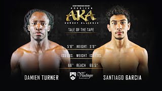 AKA 41 Bout 7 Santiago Garcia vs Damien Turner [upl. by Atinod79]