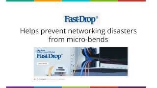 Fiber Cable Management Preventing Microbends amp Data Loss FastDrop [upl. by Bent]