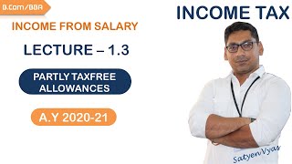 Lecture 13  Income From Salary  Partly Taxfree Allowances Part II Income TaxBComBBA [upl. by Latvina]