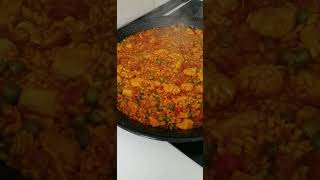 Cooking a Paella shortvideo [upl. by Koralle]