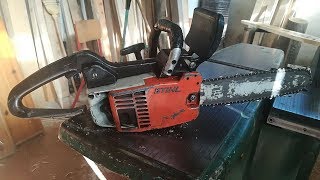 STIHL 020 AVP Chainsaw Repair  STIHL 020 AVP Popravka [upl. by Kerin]