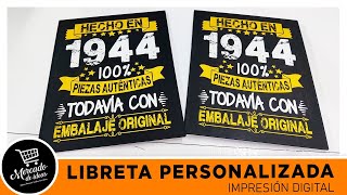 Cómo Transformar una Libreta en una Pieza Única con Impresión Personalizada [upl. by Coheman145]