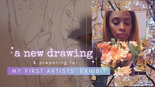 Creating Art For an Exhibit  Studio Vlog [upl. by Yenots235]