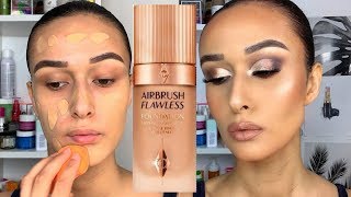 Charlotte Tilbury Airbrush Flawless foundation REVIEW [upl. by Guria]