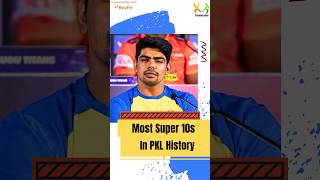 PKL Facts Top 5 Raiders To Score Most Super 10s in PKL History ytshort pkl11 kabaddiadda [upl. by Atinuaj]