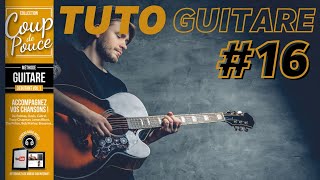 APPRENDRE LA GUITARE ACOUSTIQUE 16  Laccompagnement [upl. by Wurst291]