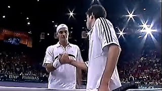 Roger Federer vs Tim Henman 2003 Paris QF Highlights [upl. by Natsirc533]