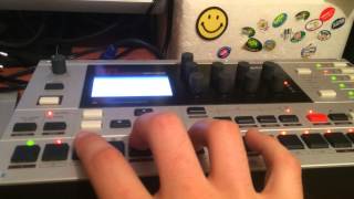 Arpeggiator on drums with Monomachine [upl. by Eiramrebma]