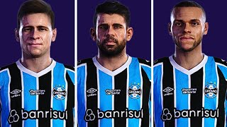 GRÊMIO  PES 21  Elenco Atualizado  2024 [upl. by Rattray]