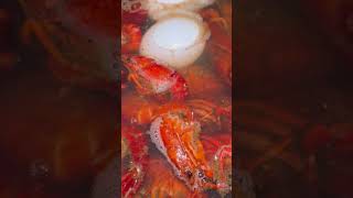 Crawfish 🦞 Time‼️ crawfishboil eatwithme eggs [upl. by Hudson]