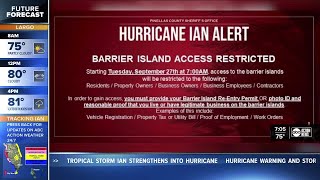 Mandatory evacuation orders for Zones B and C in Pinellas County officially in effect [upl. by Aihtibat]