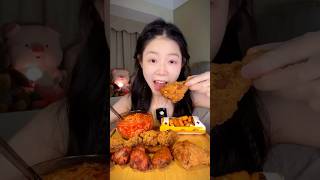 먹방 먹는 소리 Crispy Chicken asmr mukbang food eating [upl. by Eylloh]