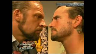 Triple H tiene un anuncio para CM Punk 29 agosto 2011 Raw [upl. by Crissie]