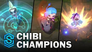 Chibi Champions Jinx Ekko and Vi  Teamfight Tactics [upl. by Aralk]