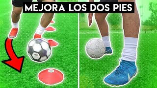 MEJORA TU TÉCNICA INDIVIDUAL CON LOS DOS PIES ⚽ 5 EJERCICIOS BÁSICOS para APRENDER a JUGAR FÚTBOL [upl. by Naillij658]