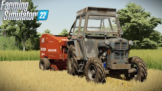 BALiRANJE SLAME sa RAKOVICOM 65DV i MASCAR 2120 ROLO BALiRKOM  FARMING SIMULATOR 22 [upl. by Xenophon472]