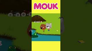 Mouk et la Grenouille Magique  🐸🗿 mouk short cartoon funny [upl. by Llekcor]