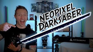 This Mandalorians Neopixel Darksaber is Awesome from Artsabers [upl. by Ameekahs]