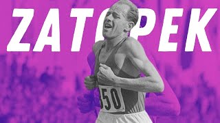 Emil Zatopek  Strange Running Styles [upl. by Mistrot]