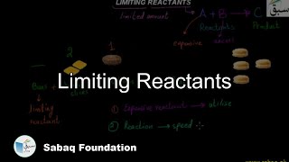 Limiting Reactants Chemistry Lecture  Sabaqpk [upl. by Ahtabbat]