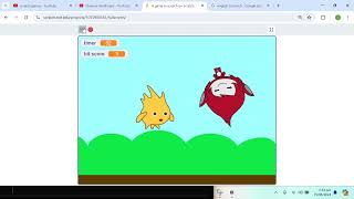 a game in scratch [upl. by Relda]