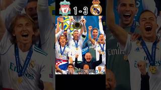 Real Madrid VS Liverpool UCL Final 2018 Cris Ronaldo Last Match shorts football youtube [upl. by Rexanna]