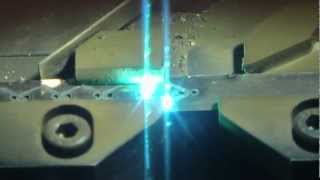 Sisma laser cutting a plate for SAF application [upl. by Gauldin]