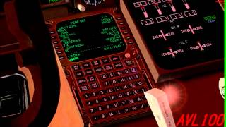 FSX TUTORIAL B747 FMC UPGRADED COCKPIT [upl. by Immak]