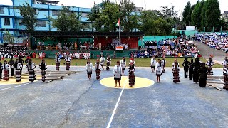 Cheraw amp Cheilam Dance by Holy Child Hr Sec School Shillong Student of Class 8 9 amp 10 [upl. by Rengia743]