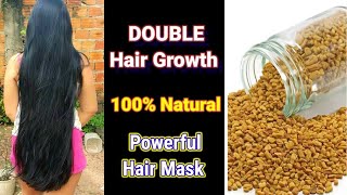 Most Powerful Hair Regrowth Mask For Silky Smooth Long HairStop Hairfall rinivabeautyvlog [upl. by Orat]