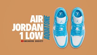 AQUATONE 2025 Air Jordan 1 Low  DETAILED LOOK  PRICE [upl. by Sunshine510]