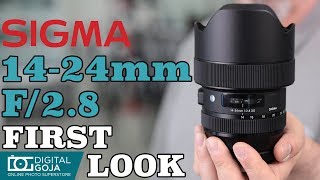 Sigma 1424mm f28 DG HSM Art Lens  Sigma Ultra Wide Angle Zoom Lens  First Look [upl. by Melak]